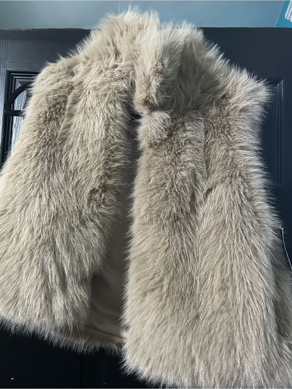 Jason Wu Taupe Faux Fur Vest NWT